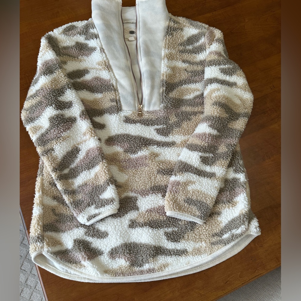 Cupio 3/4 Zipdown Fleece Pullover Jacket - image 8